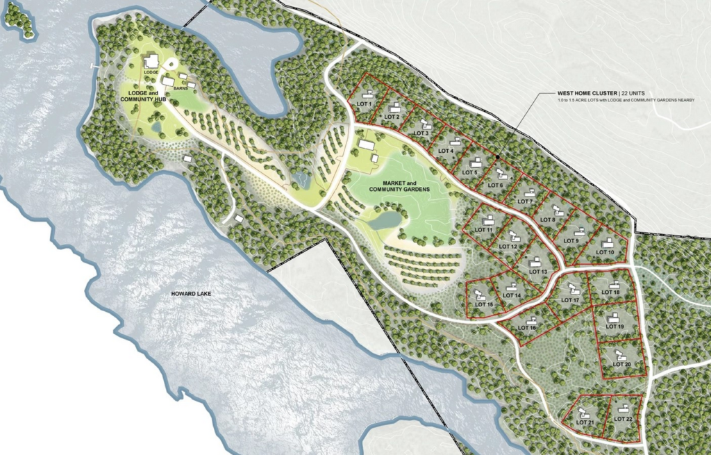 Courtesy / Sustainable Community Partners A rendering shows one of three designs planned for Merriwood Sustainable Community: the Ironwood, a 2,900-square-foot home, with three bedrooms and three baths.